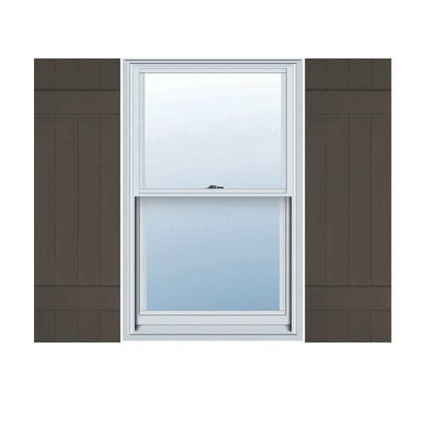 Ekena Millwork Lifetime Vinyl, Standard Four Board Joined, Board-n-Batten Shutters, LJ4S14X03900MS, PR LJ4S14X03900MS - main